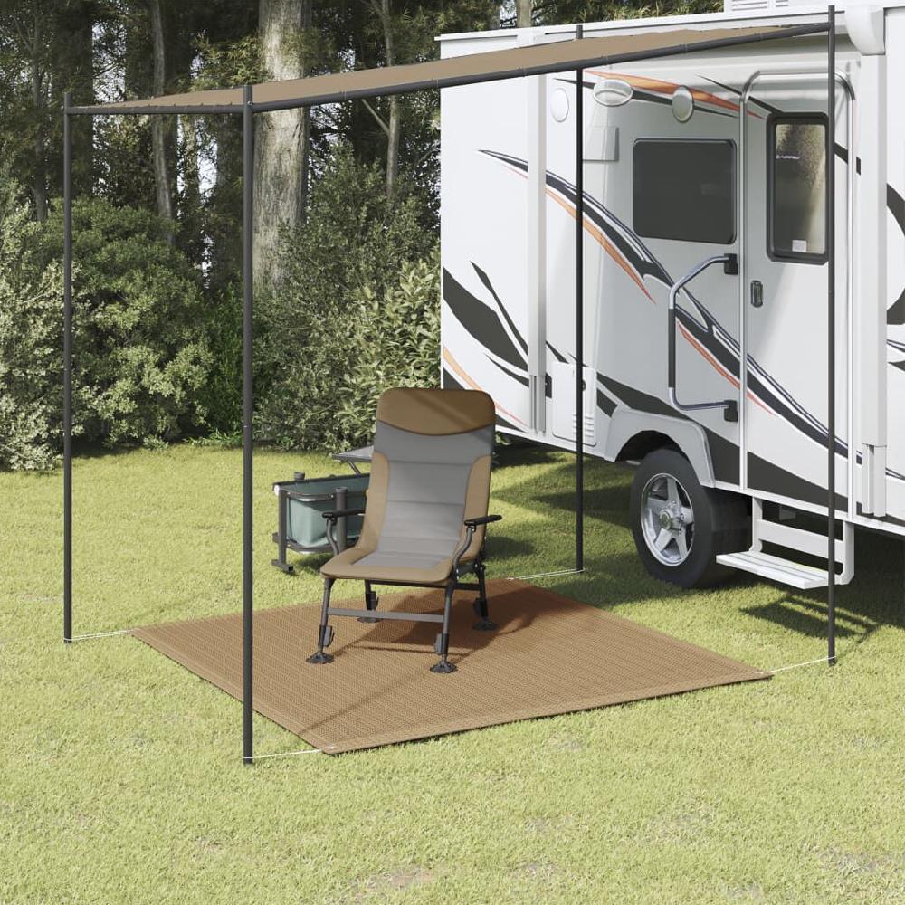 Vidaxl VidaXL Tenttapijt 200x200 Cm Taupe