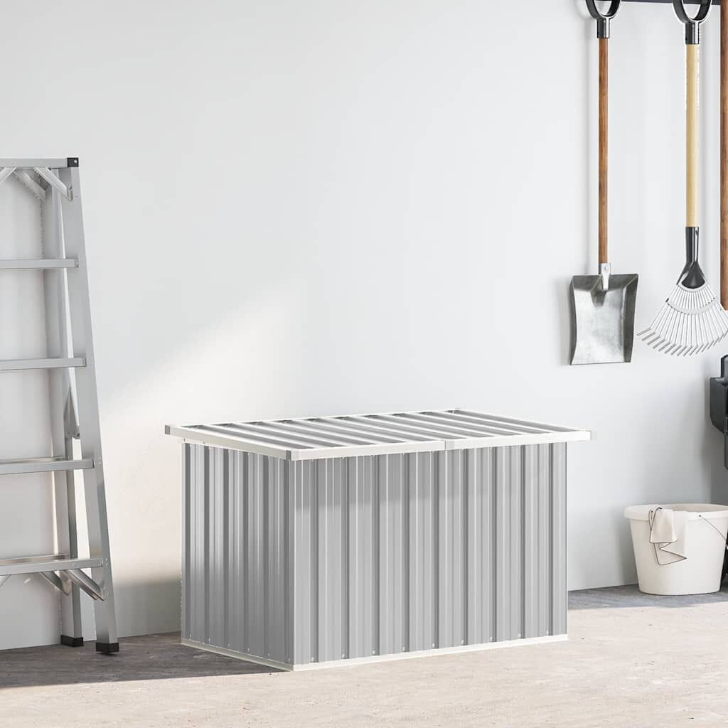 vidaxl vidaXL Tuinbox 109x67x65 cm grijs