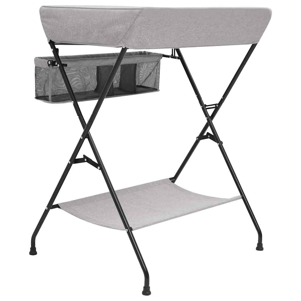 Vidaxl VidaXL Verschoontafel Ijzer Lichtgrijs