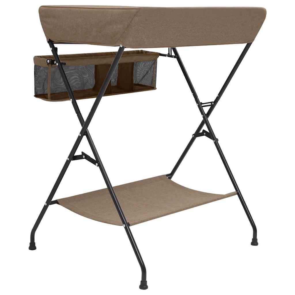 Vidaxl VidaXL Verschoontafel Ijzer Taupe