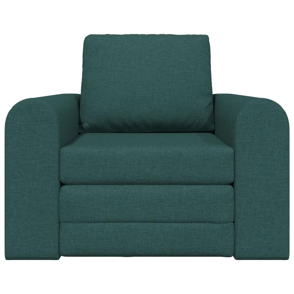 Vidaxl VidaXL Vloer Sofa Bed 2-in-1 Donkergroen 98x71x83 Cm Stof