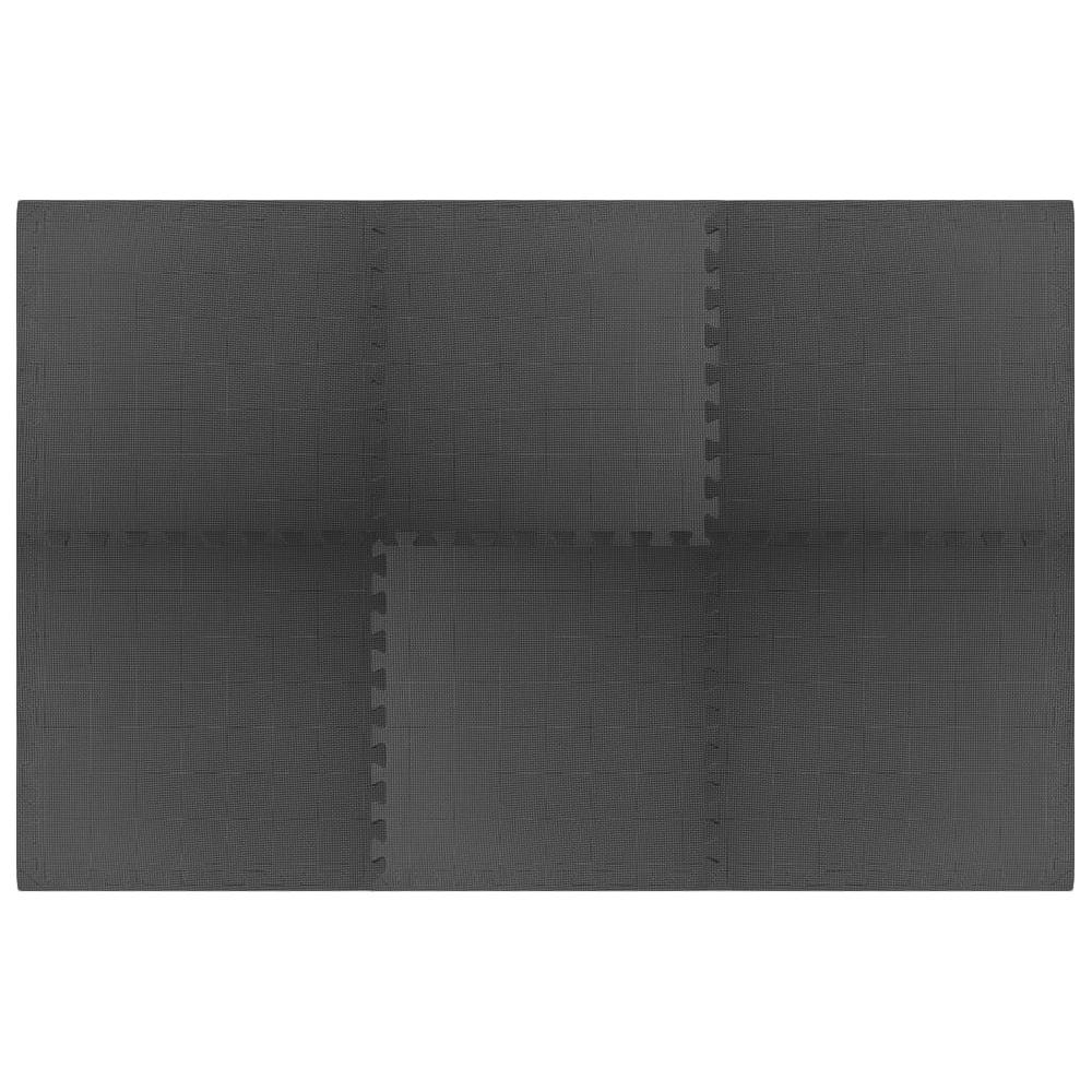 Vidaxl VidaXL Vloermatten 6 St 2 16 ㎡ EVA-schuim Zwart