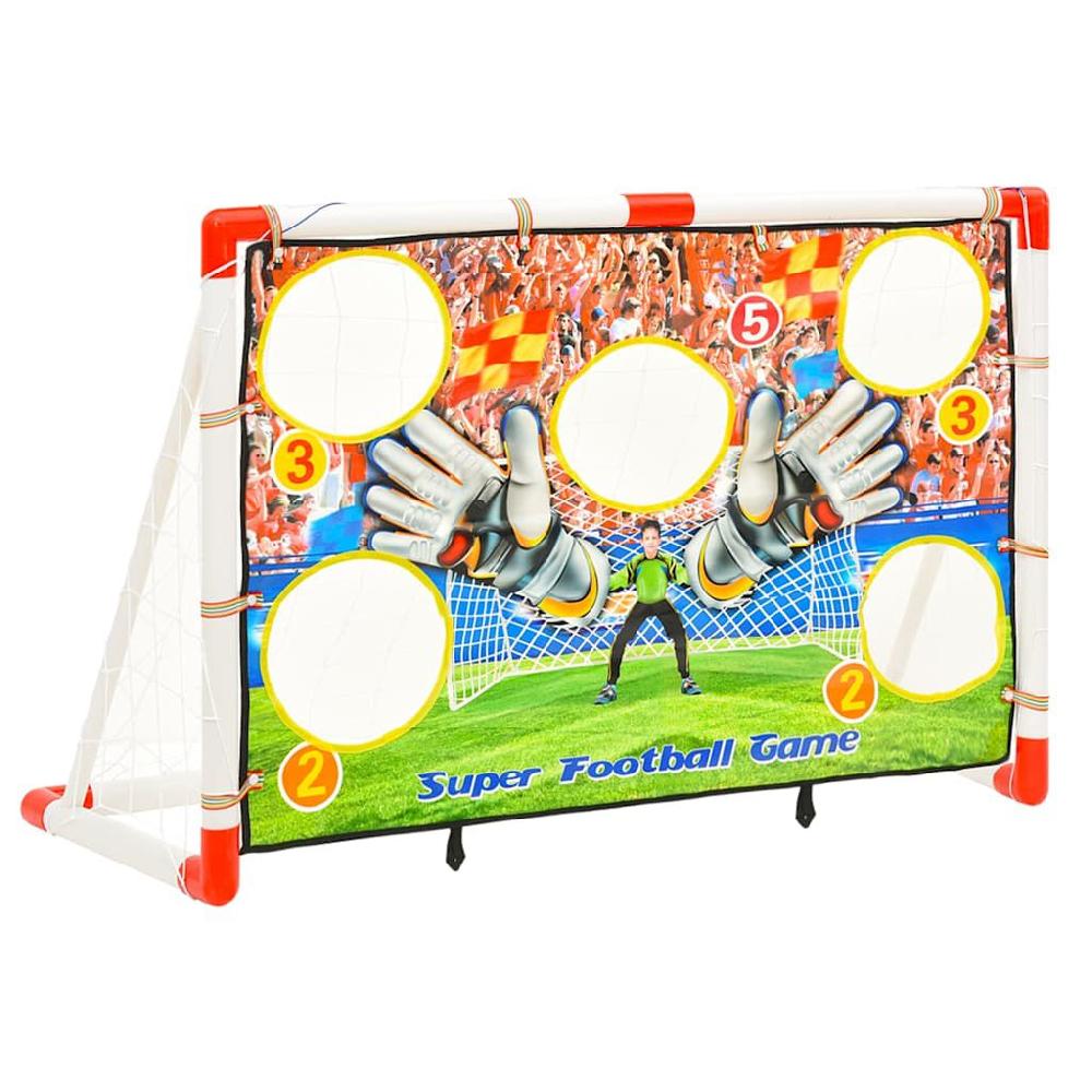 Vidaxl VidaXL Voetbaldoelenset Met Doelmuur 120x51x77 5 Cm