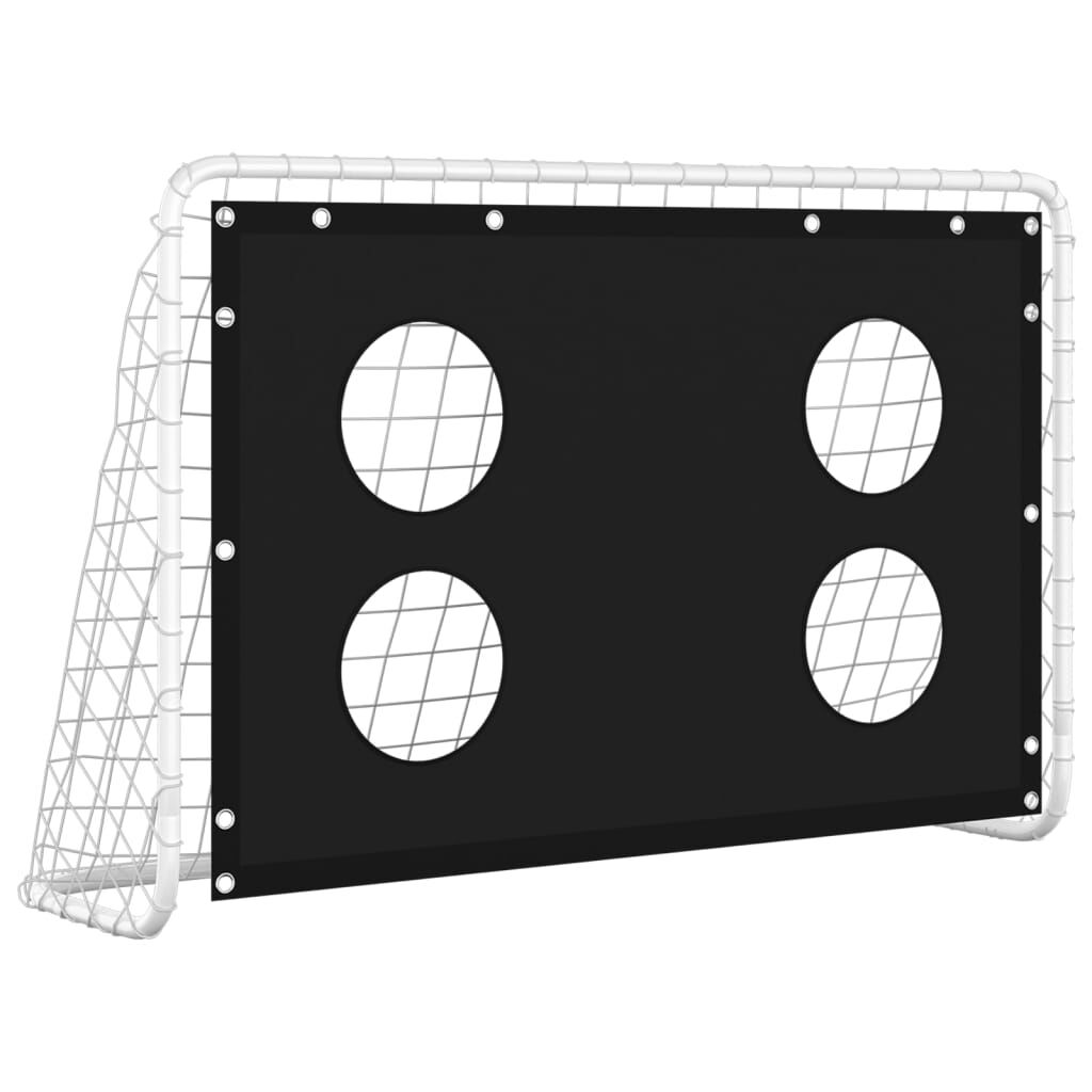 vidaxl vidaXL Voetbaldoeltrainingsdoel 184x61x122 cm staal