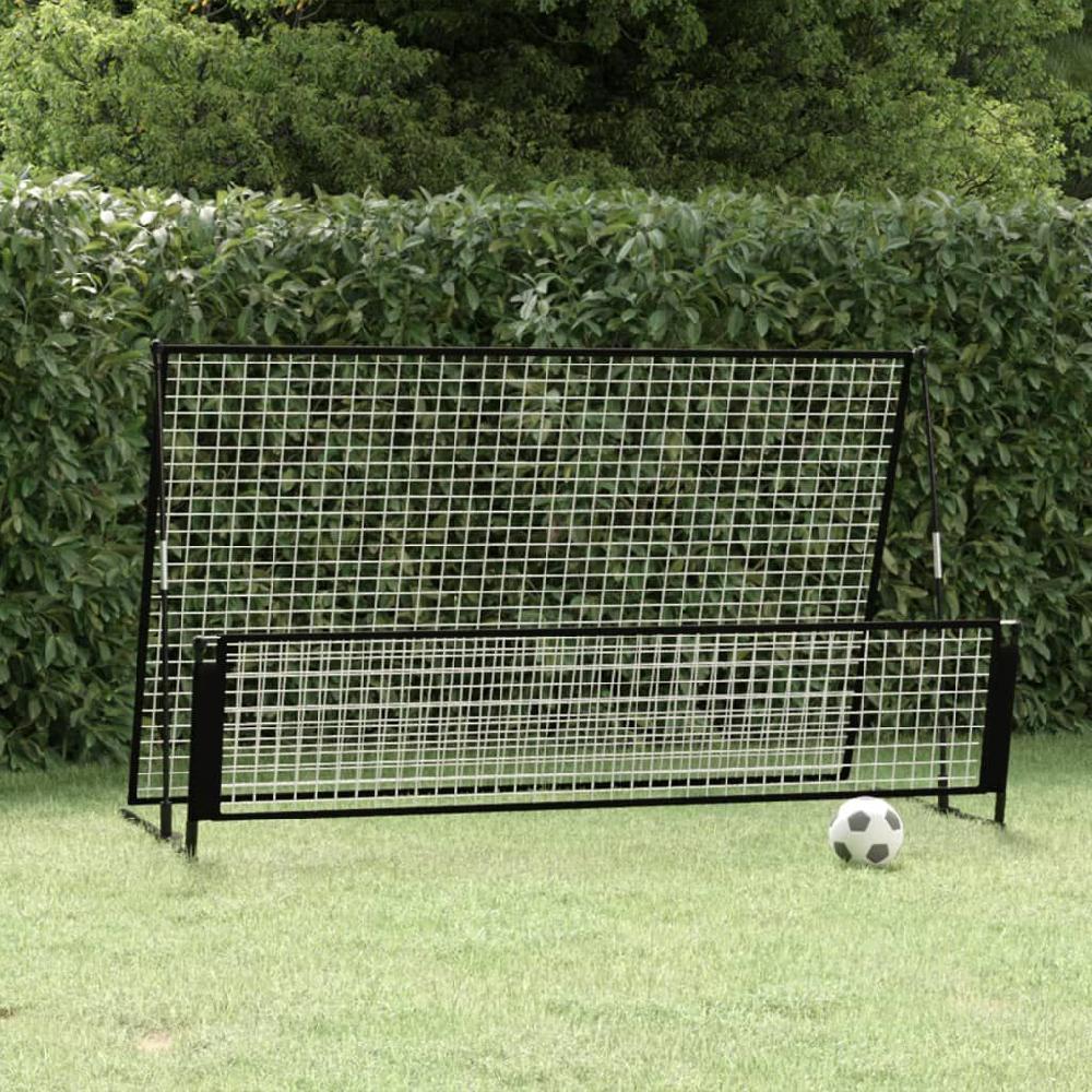 Vidaxl VidaXL Voetbalrebounder/voetbaldoel 2-in-1 202x104x120 Cm Staal
