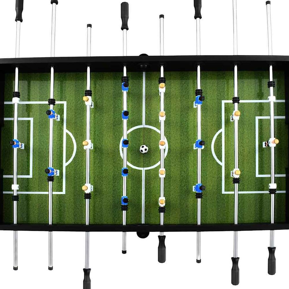 Vidaxl VidaXL Voetbaltafel 60 Kg 140x74 5x87 5 Cm Staal Zwart