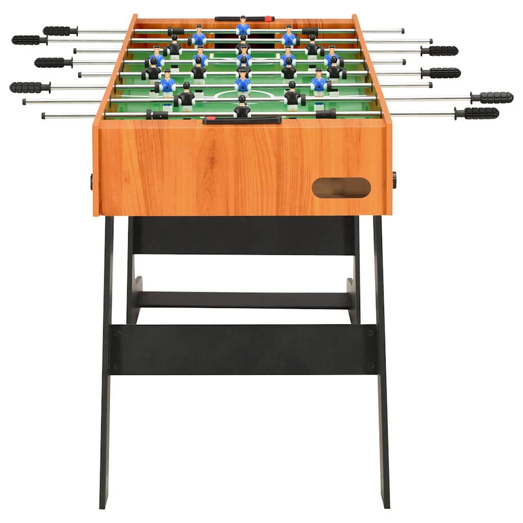Vidaxl VidaXL Voetbaltafel Inklapbaar 121x61x80 Cm Lichtbruin