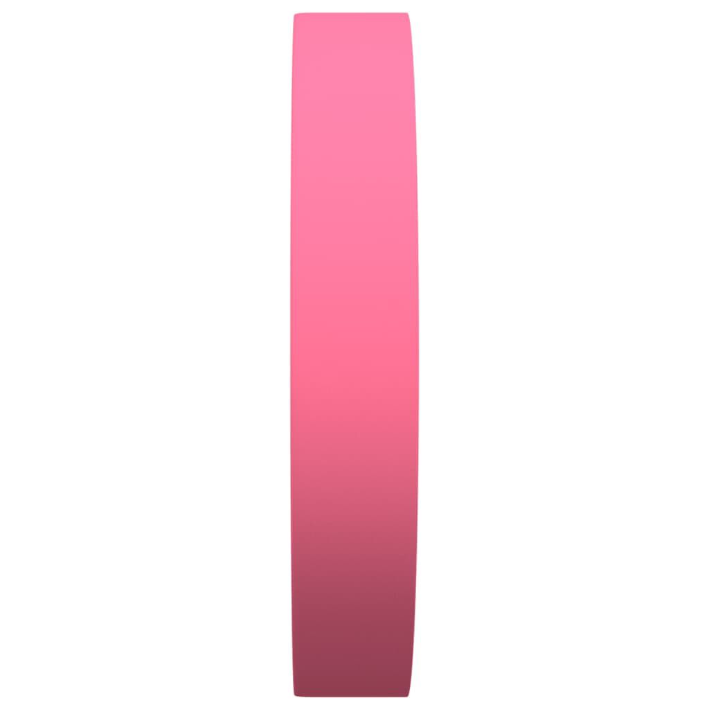 Vidaxl VidaXL Wandklok Ø25 5 Cm Polystyreen En Glas Roze