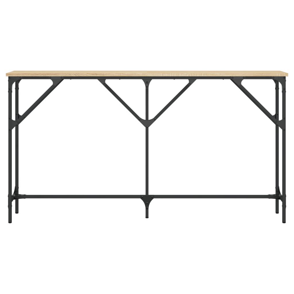 Vidaxl VidaXL Wandtafel 140x23x75 Cm Bewerkt Hout Sonoma Eikenkleurig