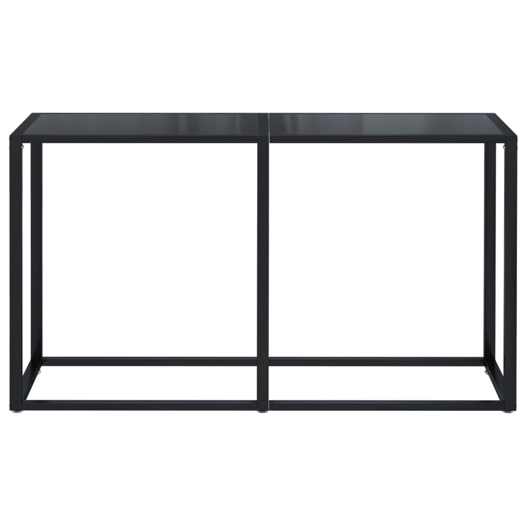 Vidaxl VidaXL Wandtafel 140x35x75 5 Cm Gehard Glas Zwart