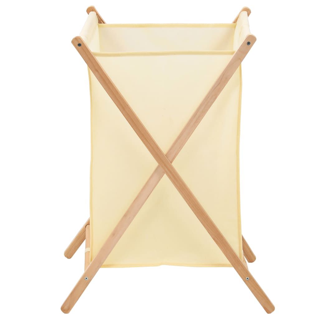 Vidaxl VidaXL Wasmand 42x41x64 Cm Cederhout En Stof Beige