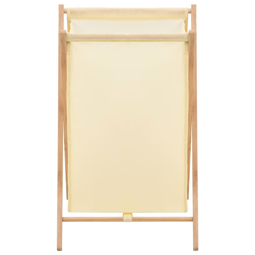 Vidaxl VidaXL Wasmand 42x41x64 Cm Cederhout En Stof Beige