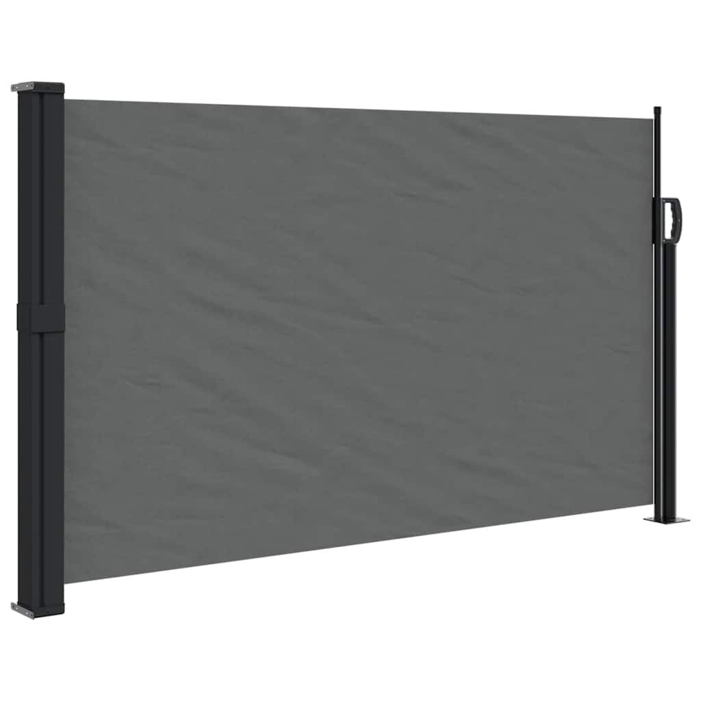 vidaxl vidaXL Windscherm uittrekbaar 117x300 cm antracietkleurig