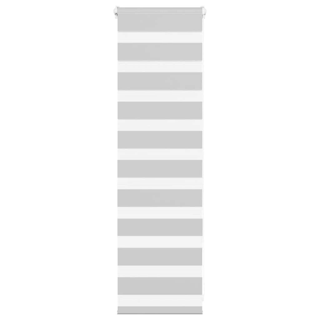vidaxl vidaXL Zebra rolgordijn 40x100 cm stofbreedte 35 9 cm lichtgrijs