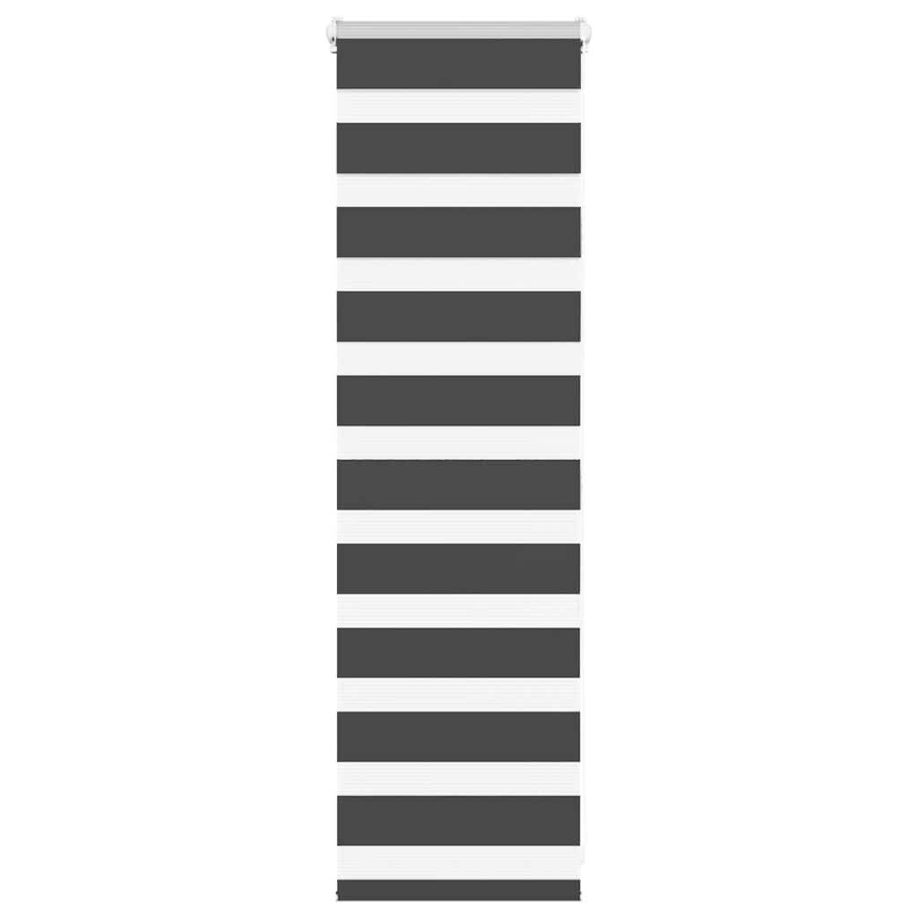 vidaxl vidaXL Zebra rolgordijn 40x100 cm stofbreedte 35 9 cm zwart