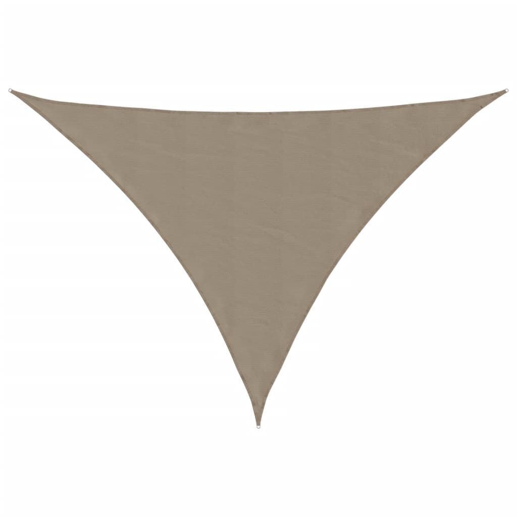 vidaxl vidaXL Zonnescherm driehoekig 2 5x2 5x3 5 m oxford stof taupe