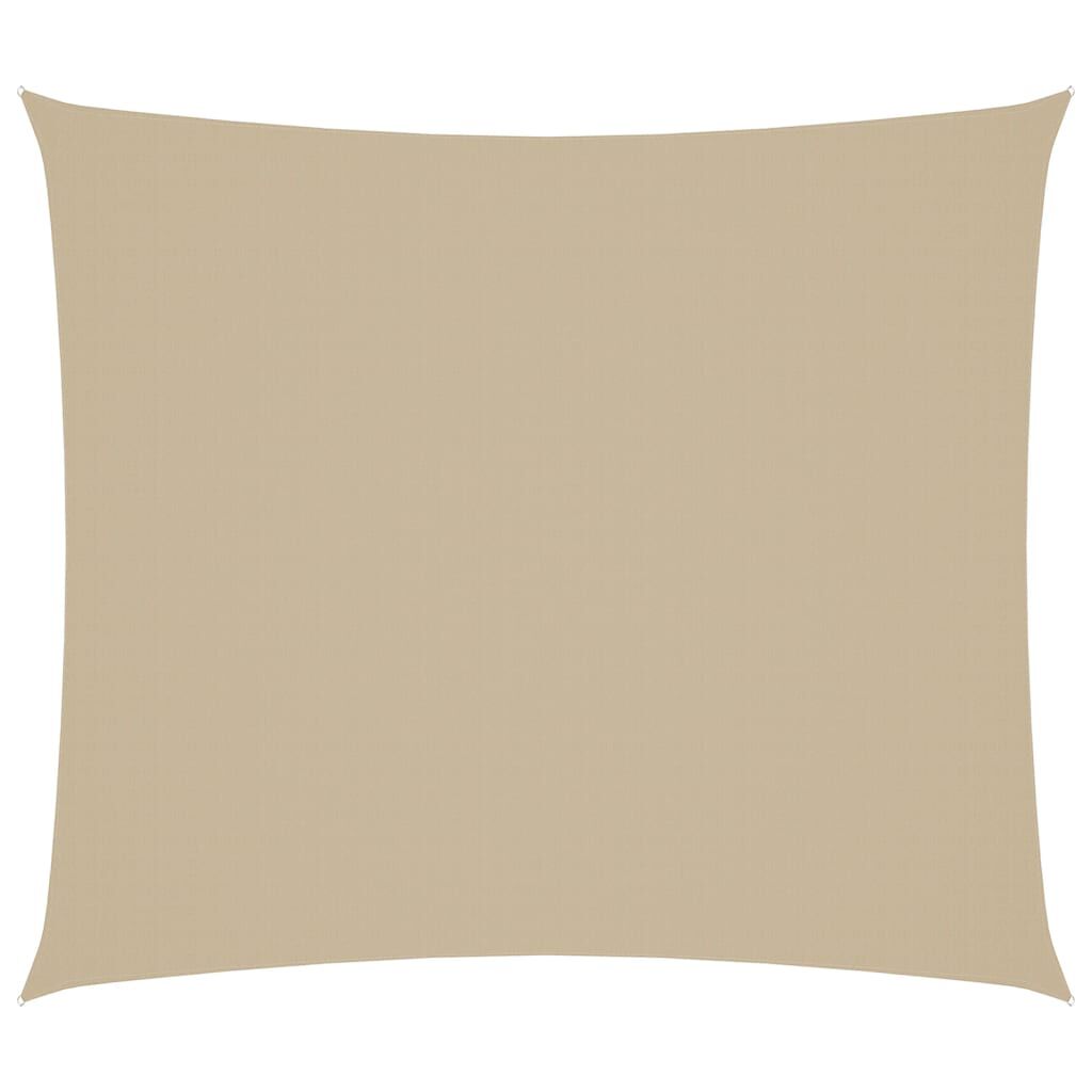 vidaxl vidaXL Zonnescherm rechthoekig 2x2 5 m oxford stof beige