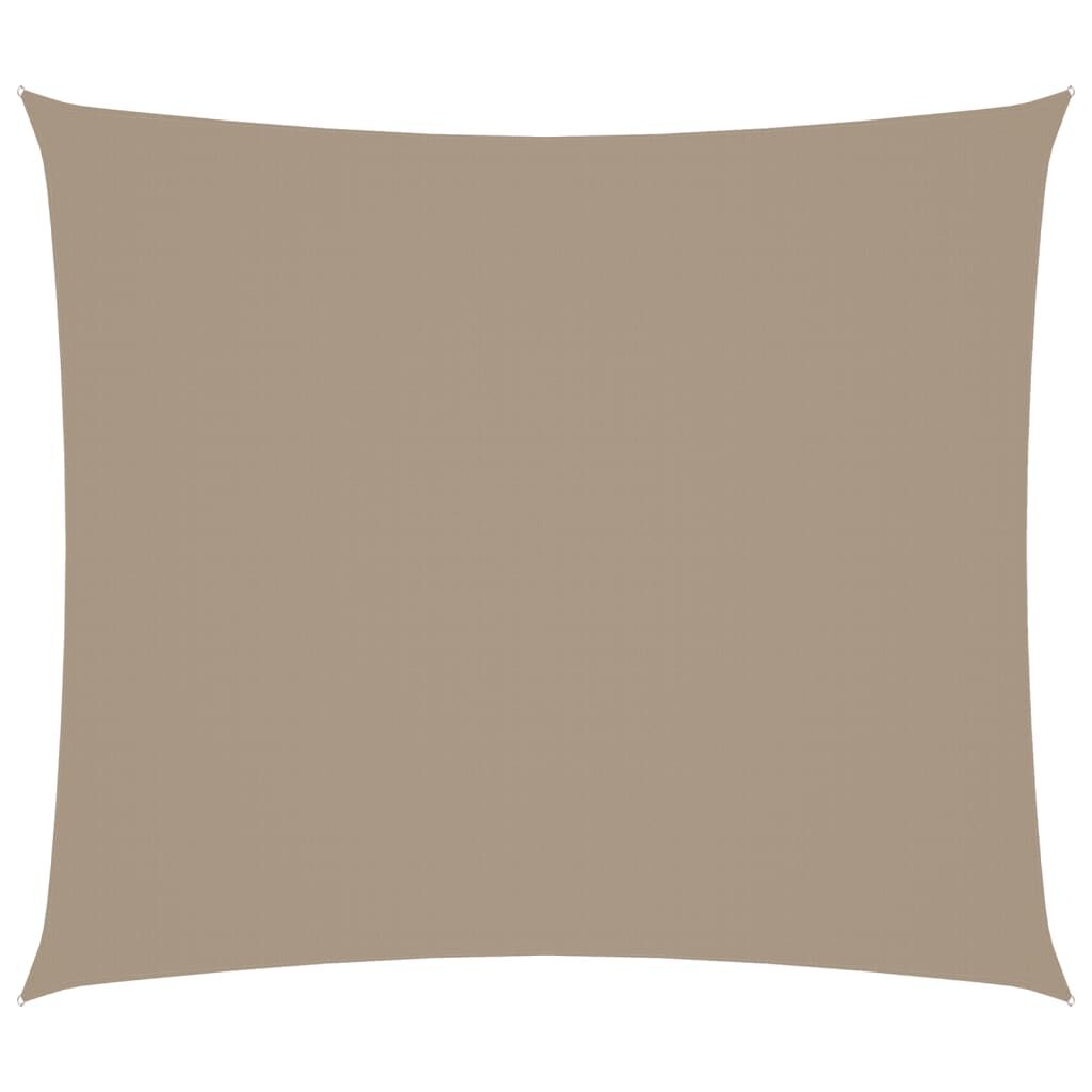 vidaxl vidaXL Zonnescherm rechthoekig 2x2 5 m oxford stof taupe