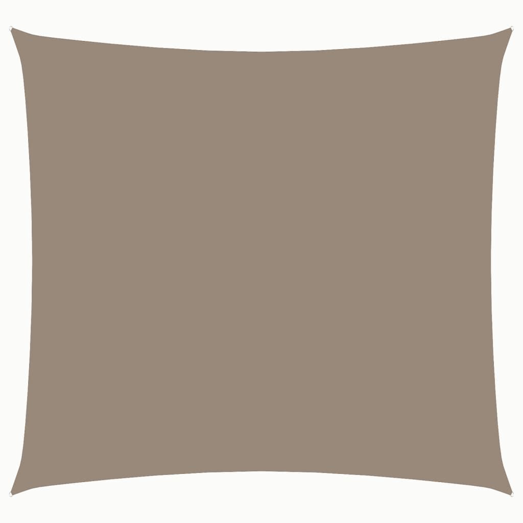 vidaxl vidaXL Zonnescherm vierkant 2x2 m oxford stof taupe
