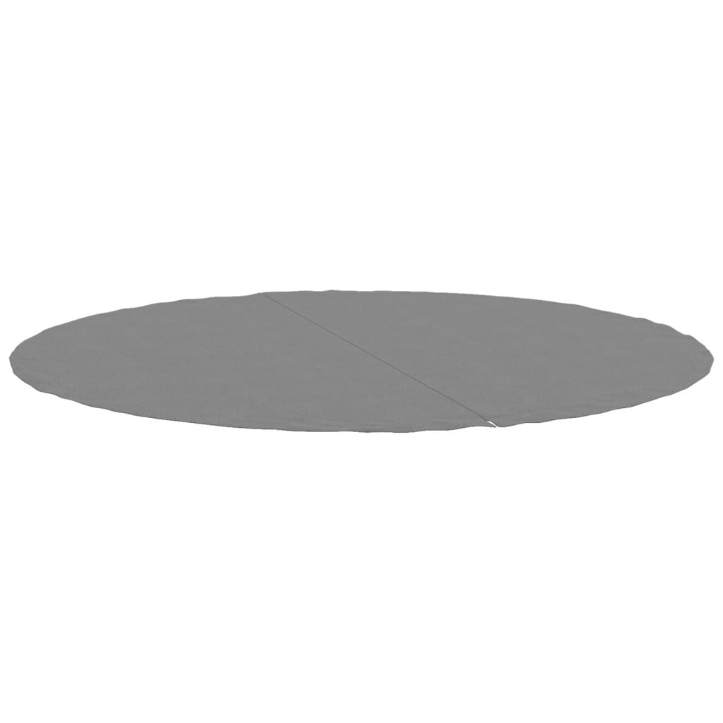 Vidaxl VidaXL Zwembadgrondzeil Ø244 Cm Polyester Geotextiel Lichtgrijs