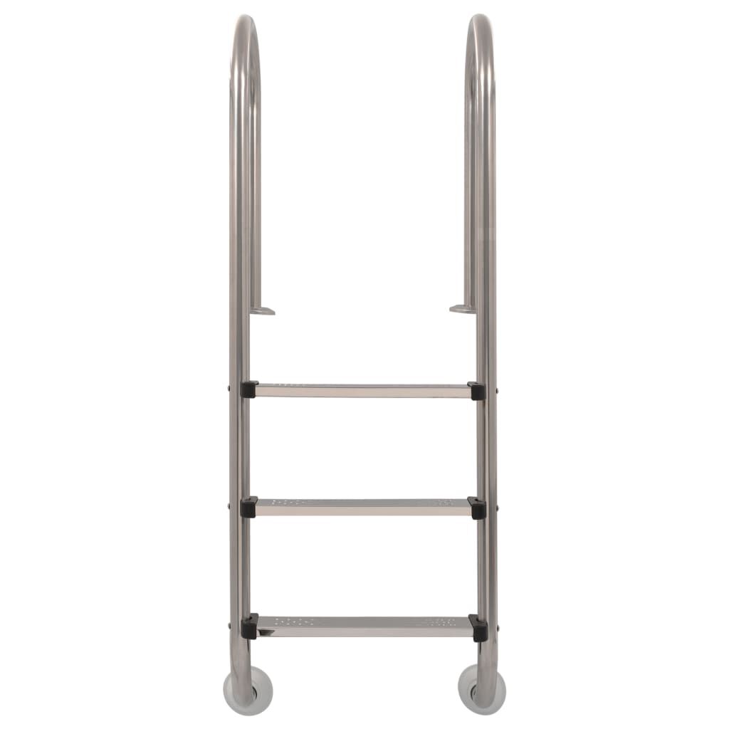 Vidaxl VidaXL Zwembadladder Met 3 Sporten 120 Cm Roestvrij Staal 304