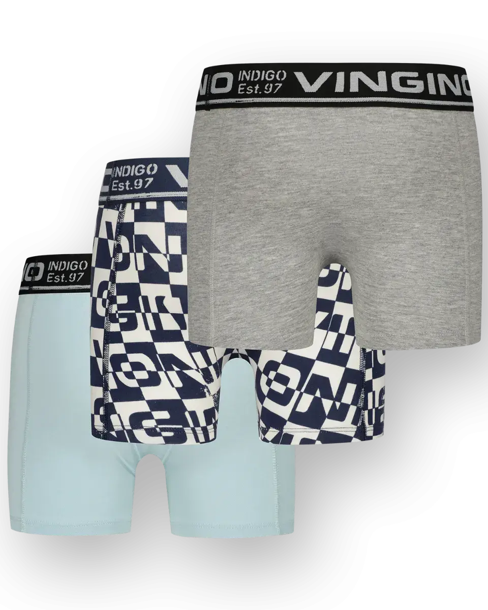 vingino Boxershorts B-SO25 Logo 3-pack