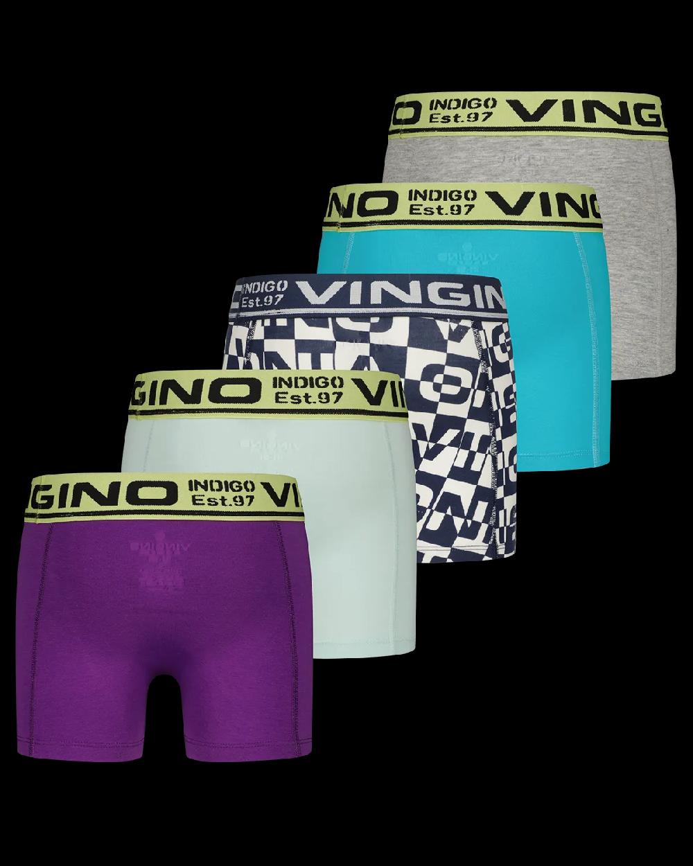 vingino Boxershorts B-SO25 Logo 5-pack