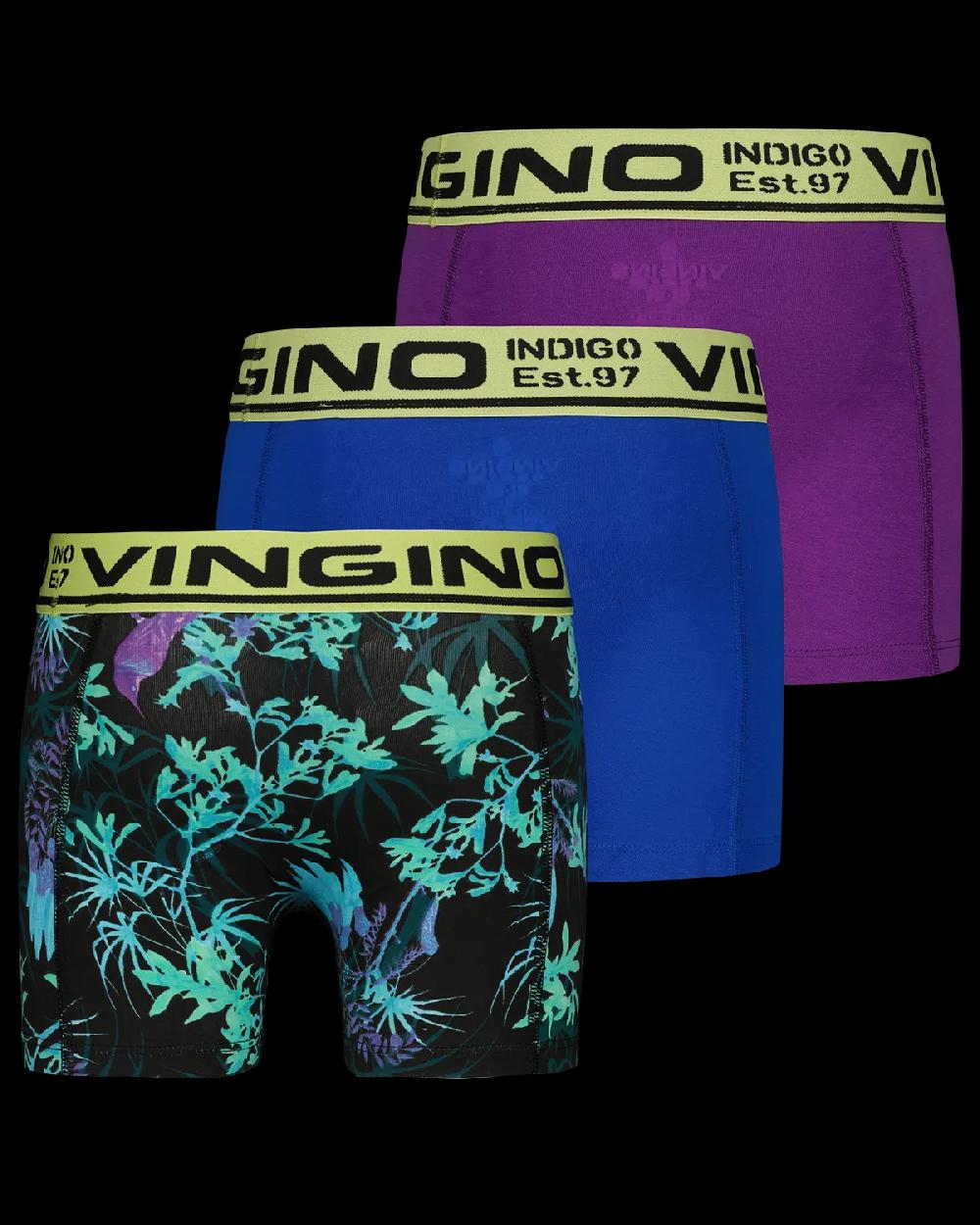 vingino Boxershorts B-SO25 Palm 3-pack