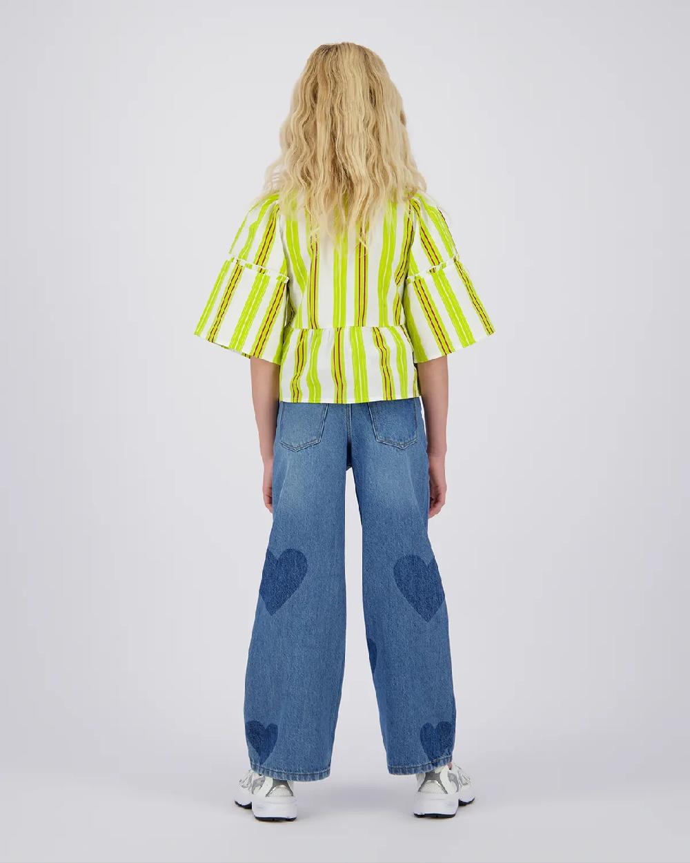 Vingino Extra Wide Leg Jeans Cassie Heart