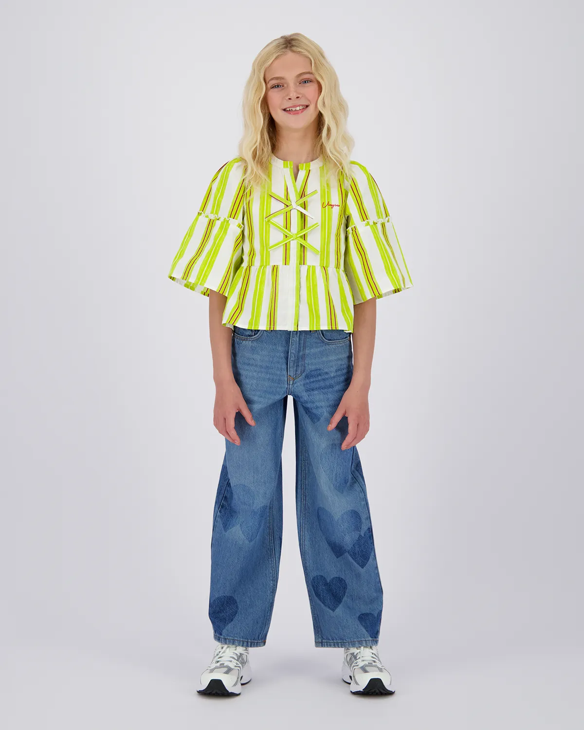 vingino Extra wide leg Jeans Cassie Heart