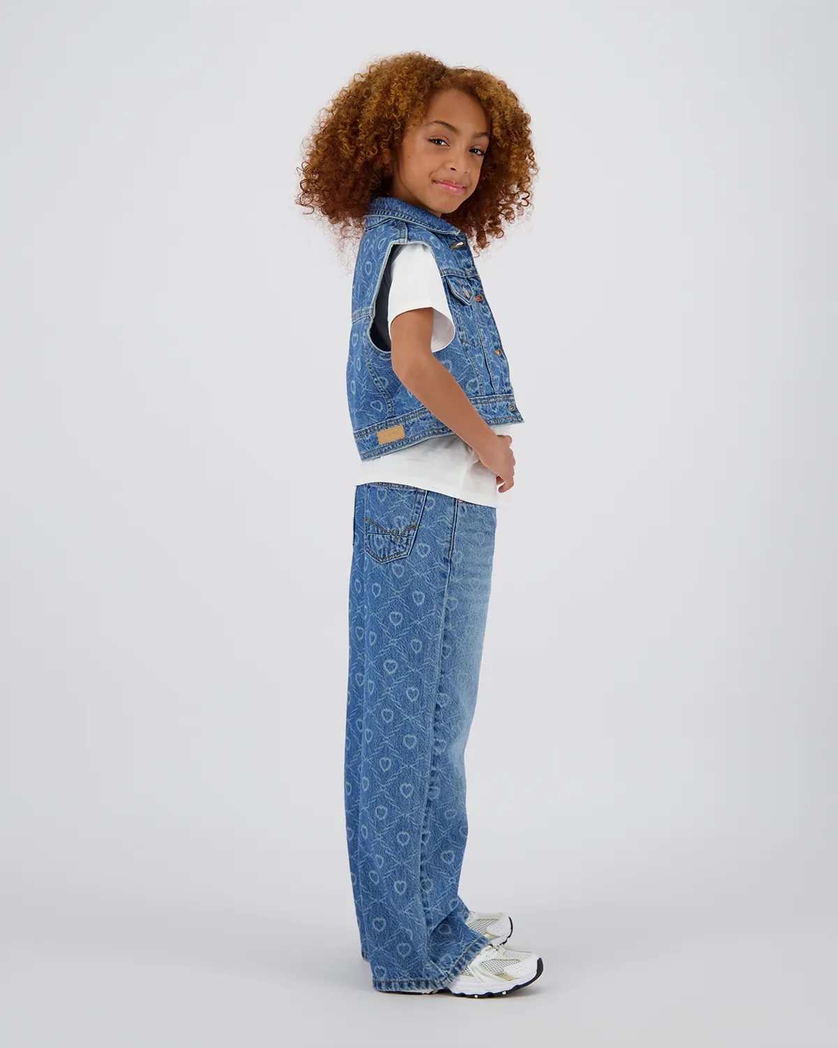 Vingino Extra Wide Leg Jeans Cassie Laser