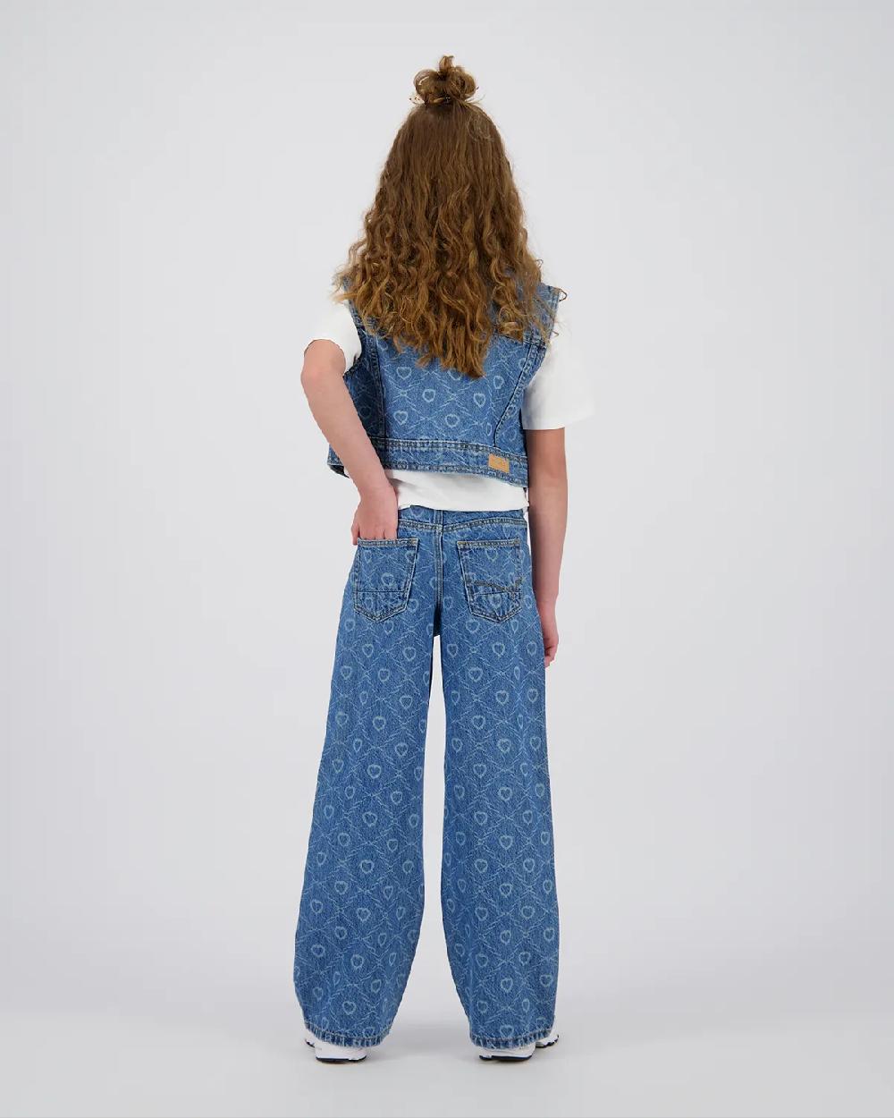 Vingino Extra Wide Leg Jeans Cassie Laser