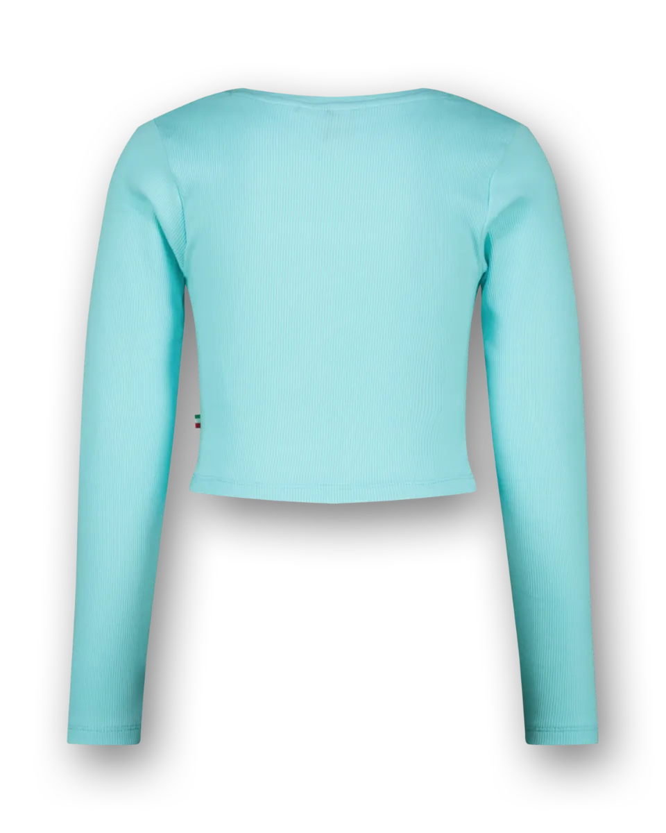 vingino T-shirt G-basic-crop Rib Longsleeve