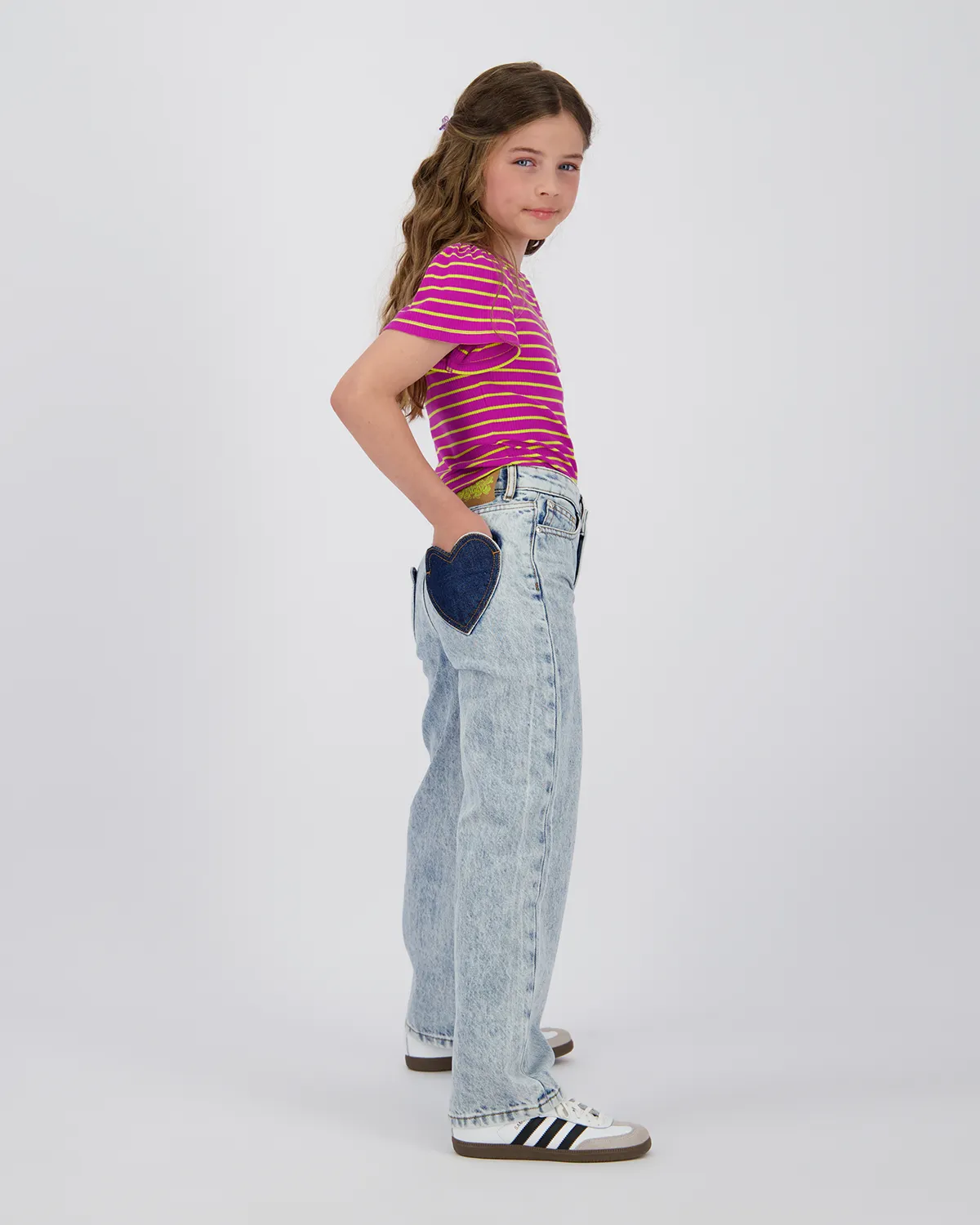 Vingino Wide Leg Jeans Cato Heart