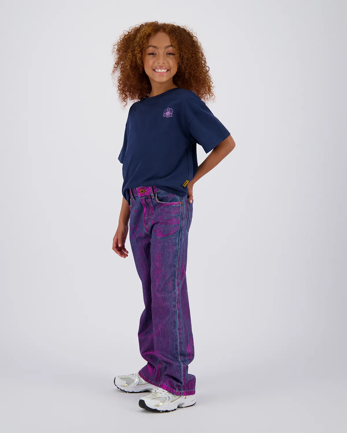 Vingino Wide Leg Jeans Cato Metallic