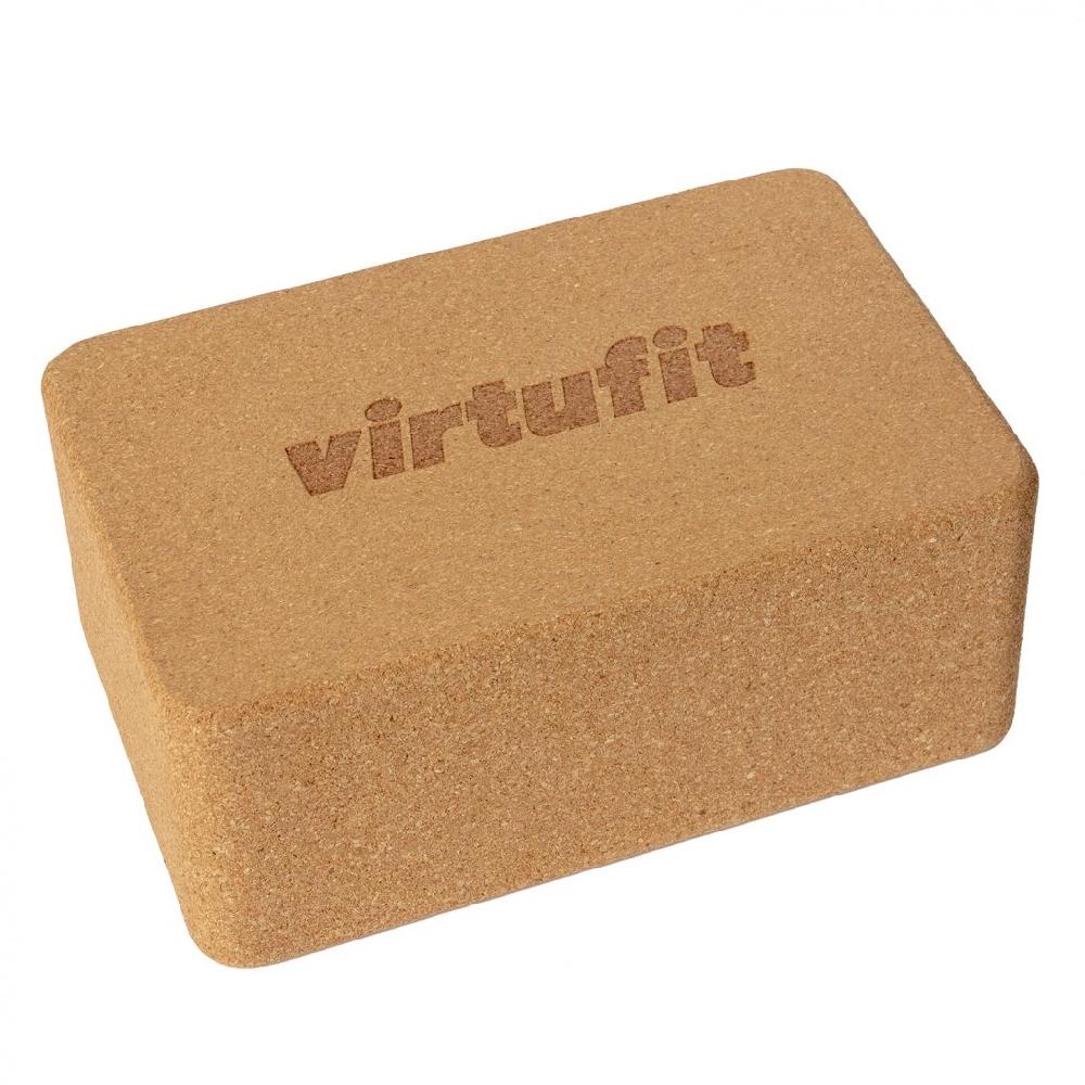 Virtufit VirtuFit Premium Kurk Yoga Blok – Ecologisch