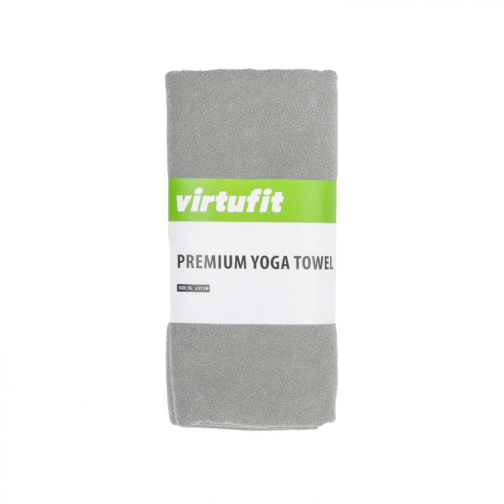 Virtufit VirtuFit Premium Yoga Handdoek – Natural Grey