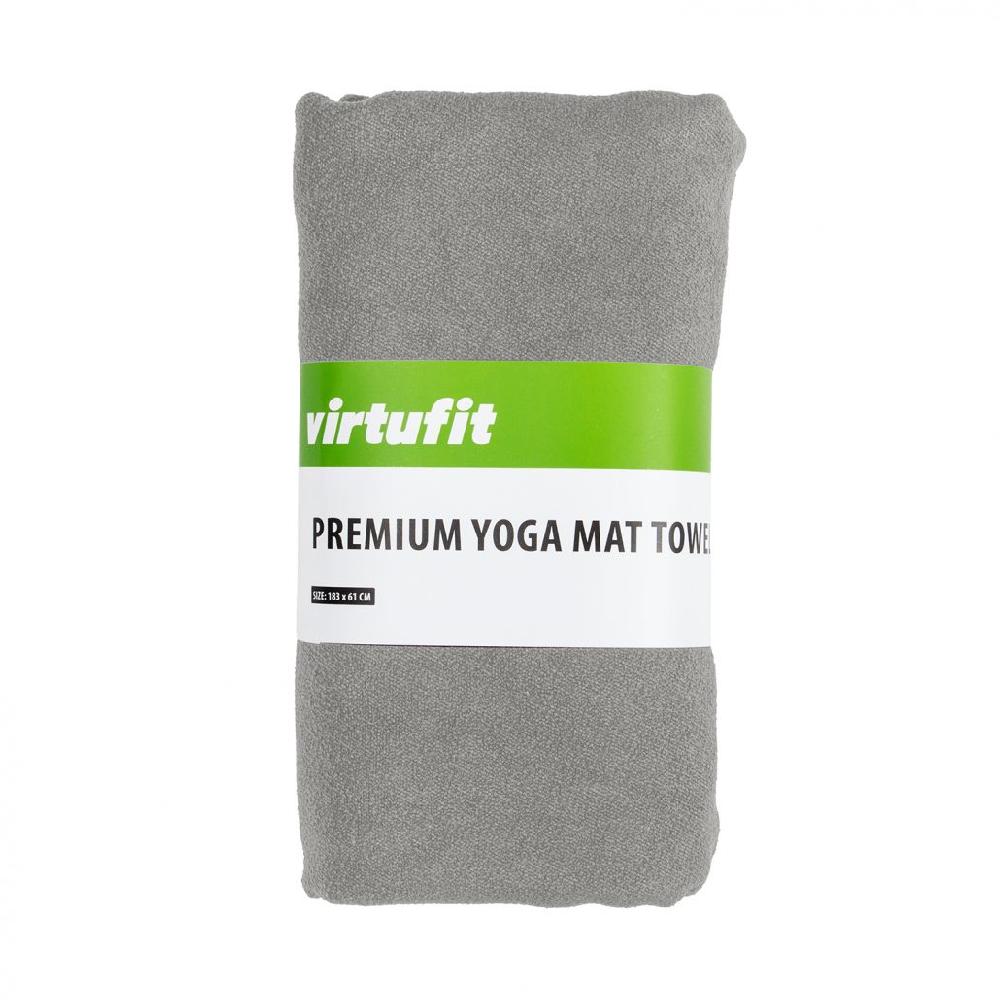 Virtufit VirtuFit Premium Yogamat Handdoek – Natural Grey
