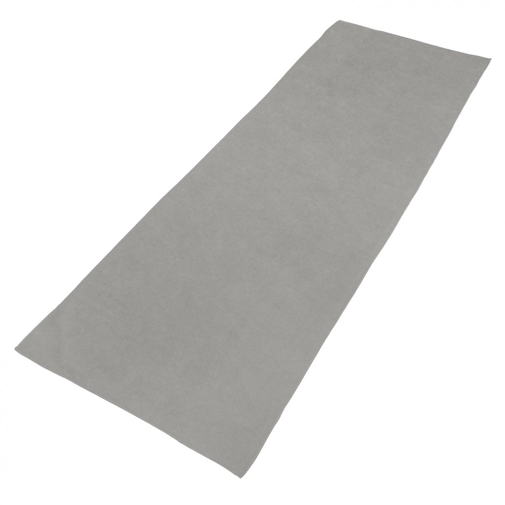 virtufit VirtuFit Premium Yogamat Handdoek – Natural Grey