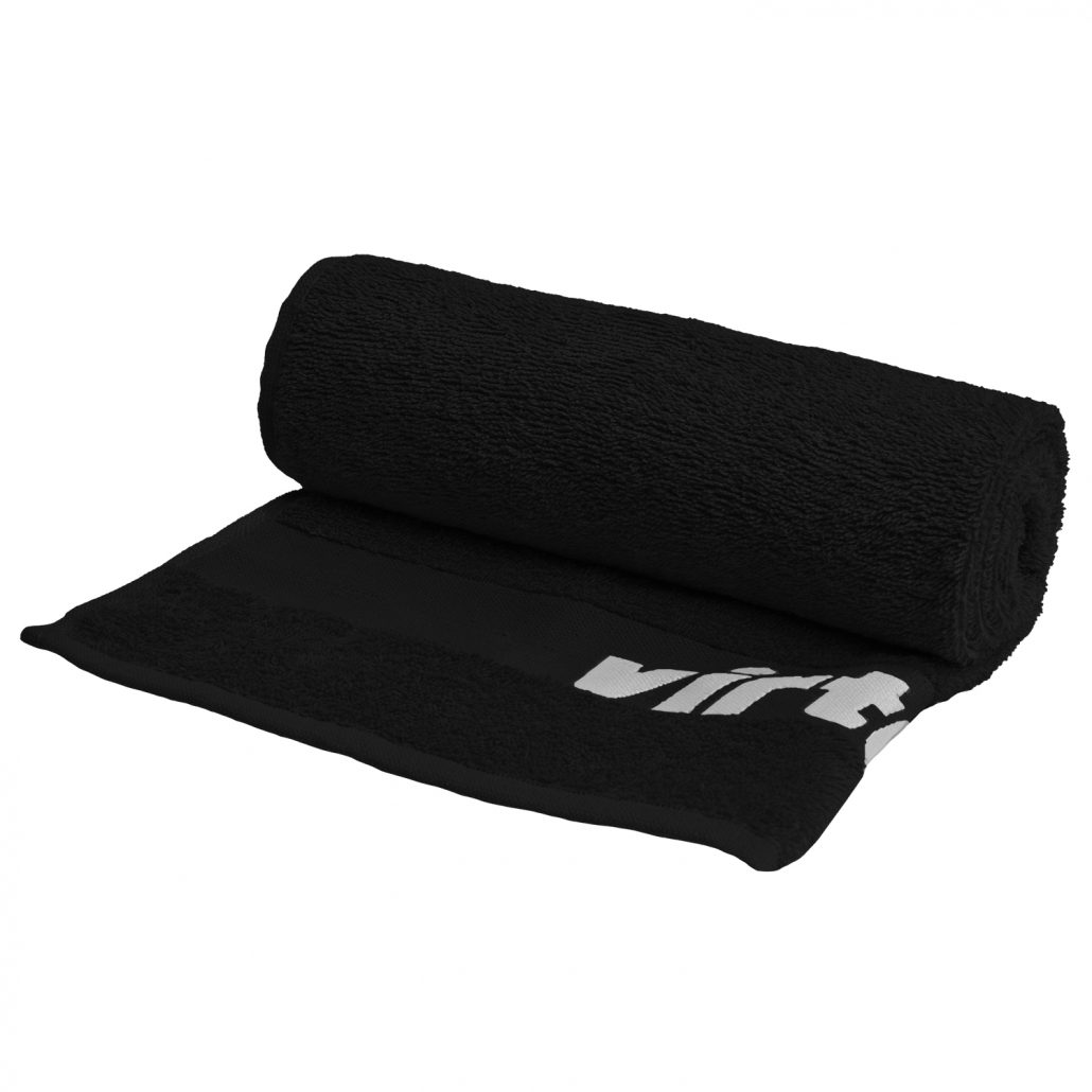 Virtufit VirtuFit Handdoek – 100 X 50 Cm – Zwart