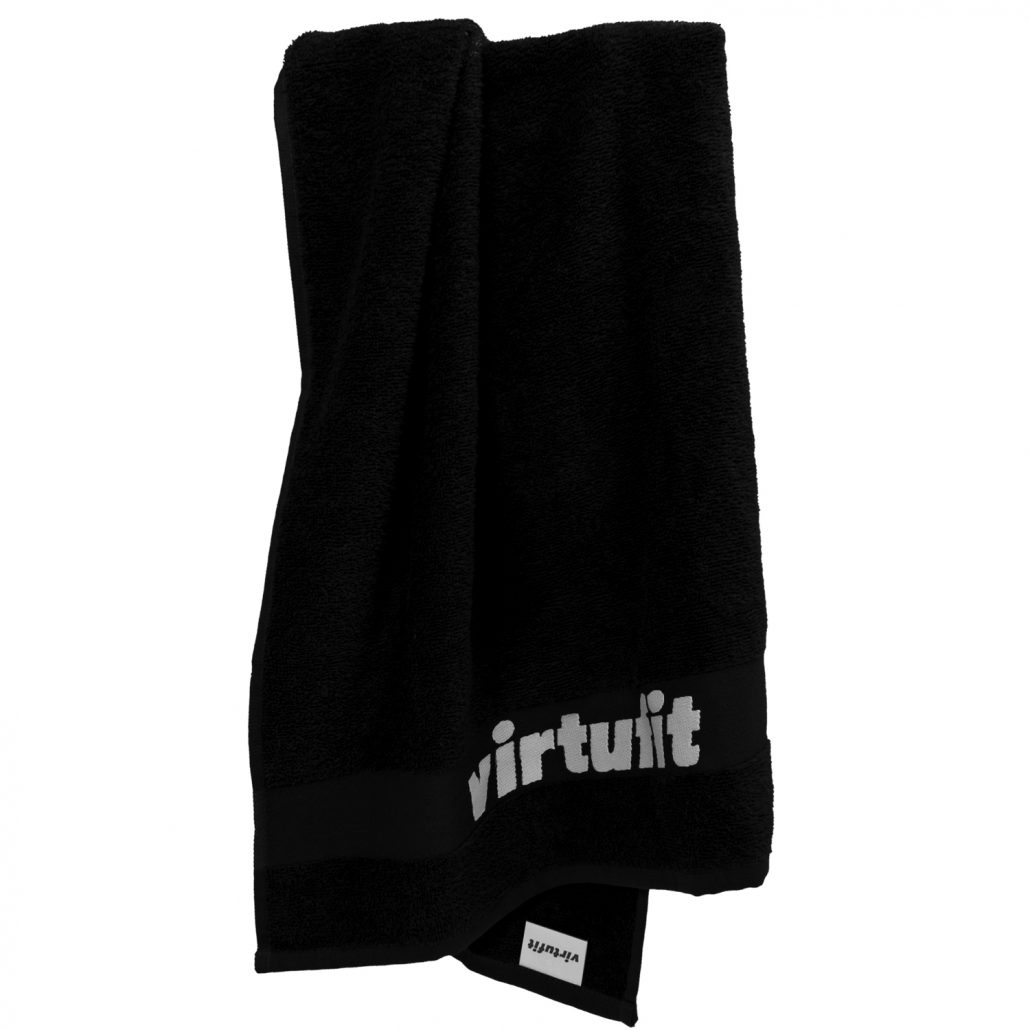Virtufit VirtuFit Handdoek – 100 X 50 Cm – Zwart
