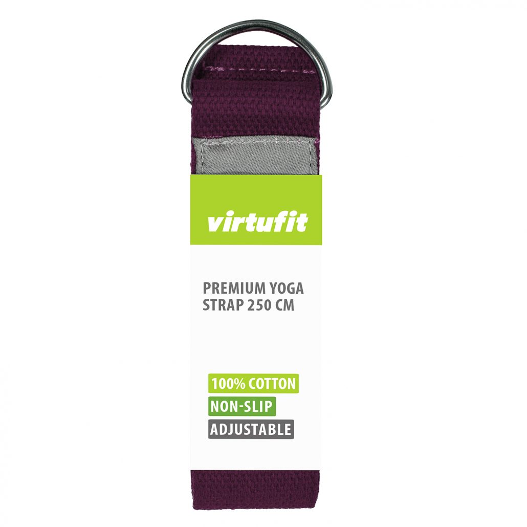 Virtufit VirtuFit Premium Yoga Riem – Mulberry