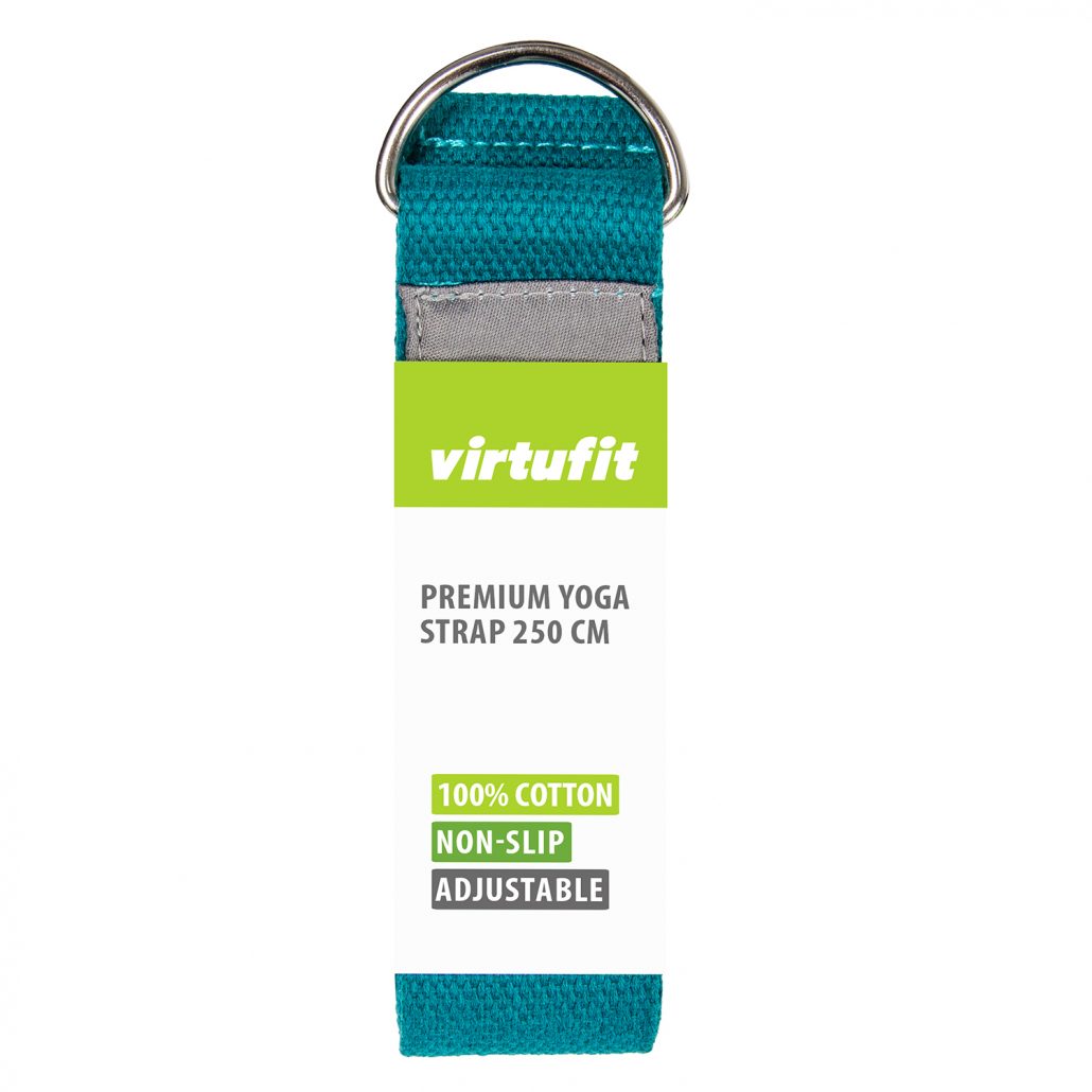 Virtufit VirtuFit Premium Yoga Riem – Ocean Green