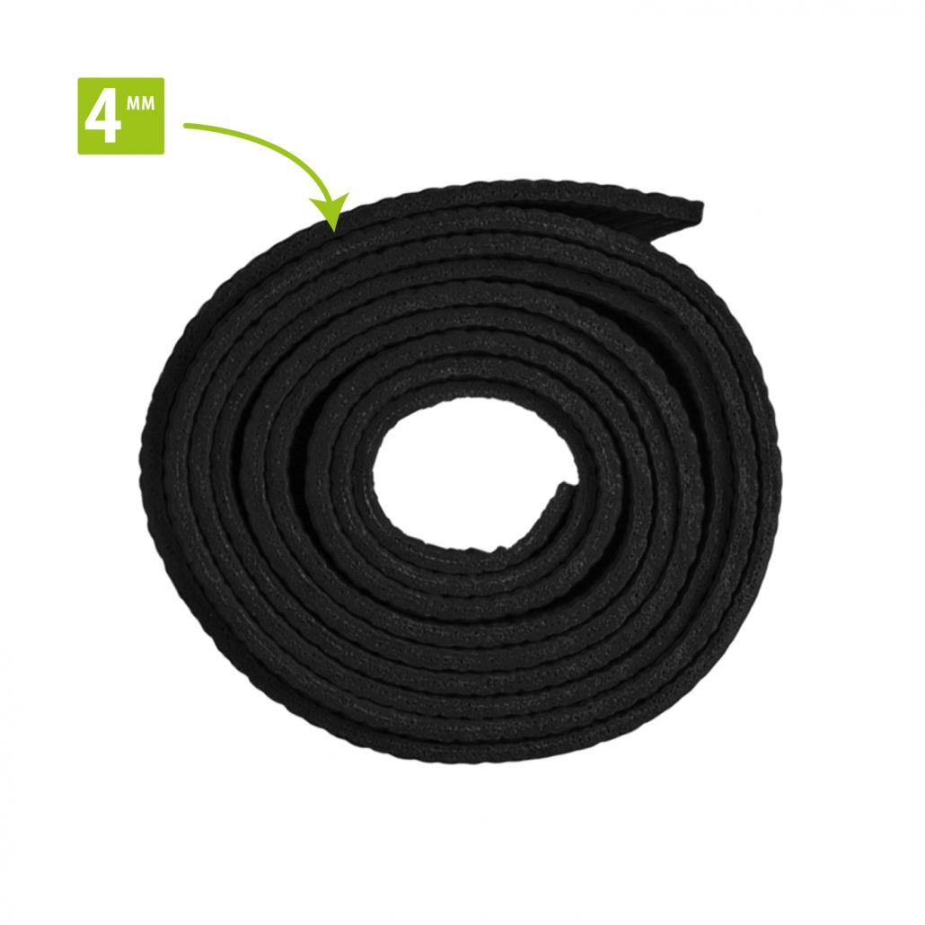 Virtufit VirtuFit Premium Yogamat – 4 Mm – Onyx Black