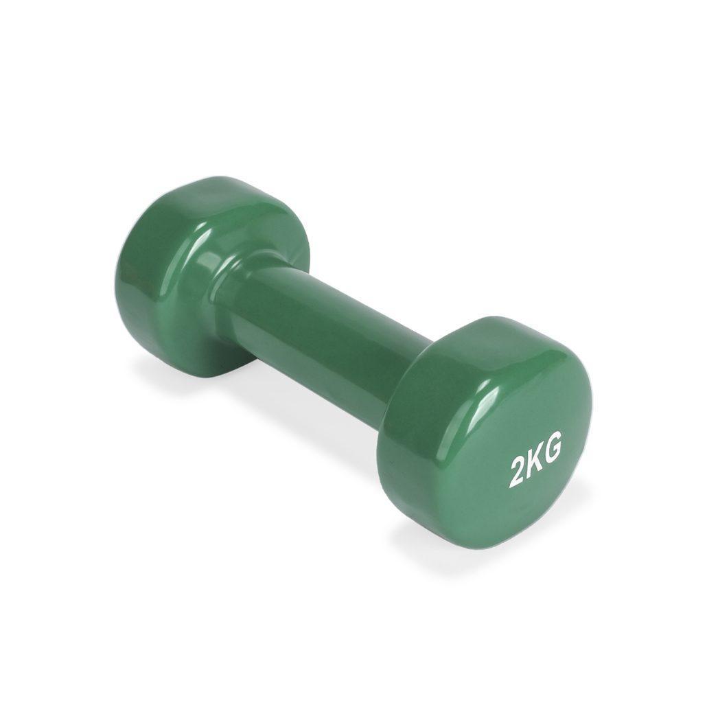 virtufit VirtuFit Vinyl Dumbbell Pro – 2 kg – Groen