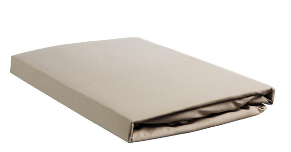 Vtwonen Ambiante Hoeslaken Cotton Uni HL - 140x200 Cm - Taupe