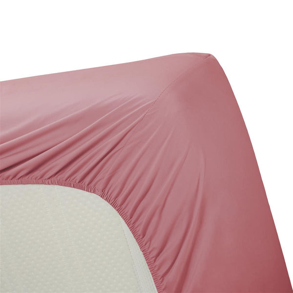 vtwonen Ambiante hoeslaken Cotton Uni HL - 160x220 cm - roze
