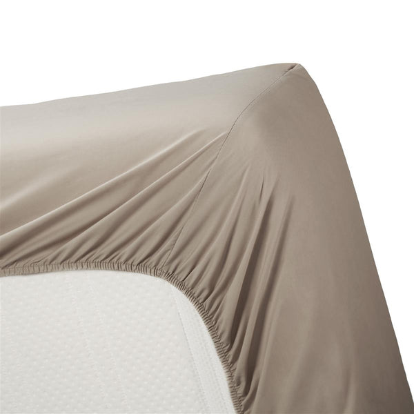 vtwonen Ambiante hoeslaken Cotton Uni HL - 200x200 cm - taupe