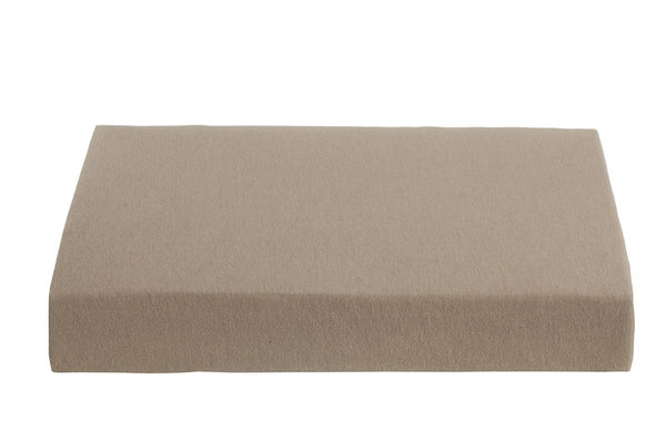 vtwonen Ambiante - Jersey - Boxspring Hoeslaken - 180x200 cm - Taupe