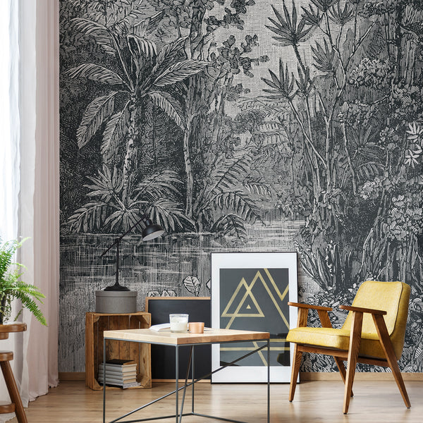 Vtwonen Art For The Home Jungle Schets Fotobehang 280x200 Cm